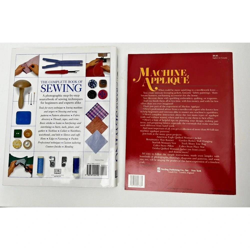 Lot of 2 The Complete Book of Sewing Book‎ Bundle
